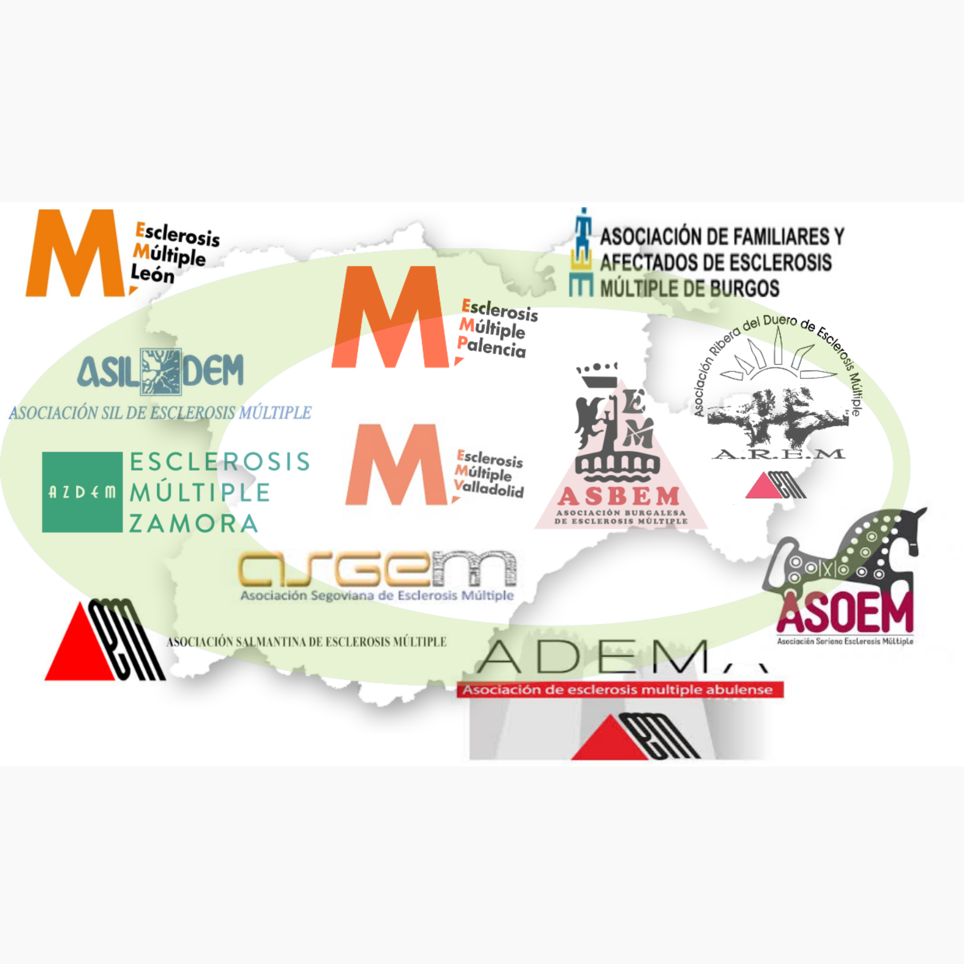 Mapa de Asociaciones miembro FACALEM