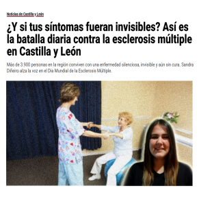 Noticia .- ¿Y si tus síntomas fueran invisibles?. Entrevista Sandra Diñeiro.